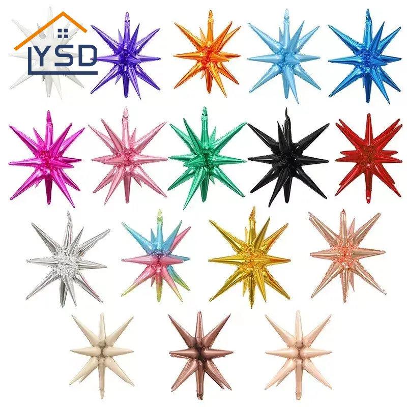 Bong bóng lá hình ngôi sao nổ