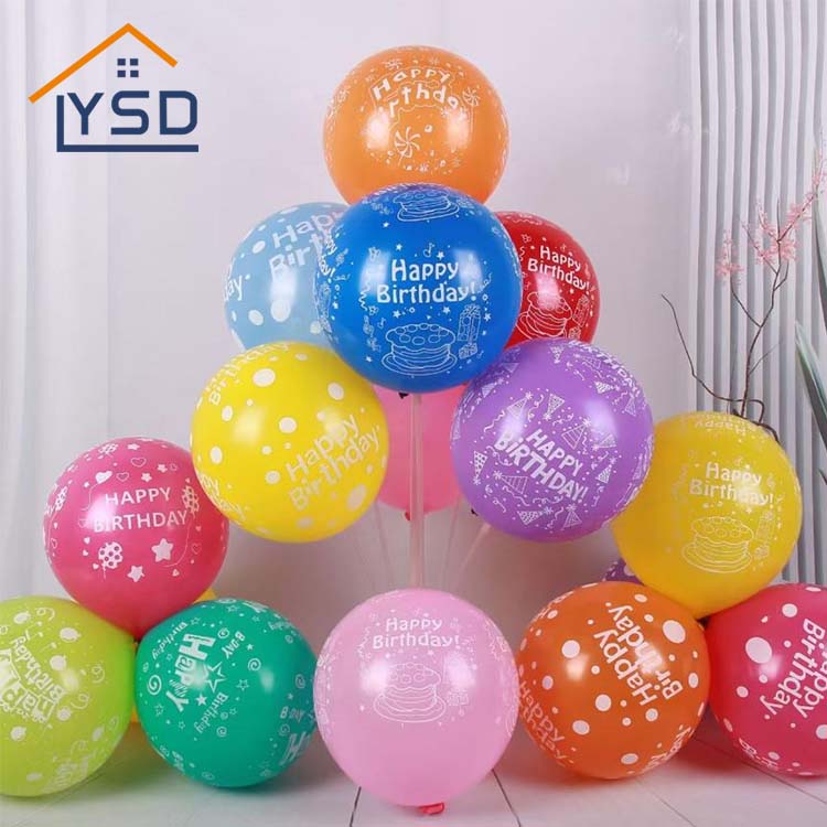 Chúc mừng sinh nhật in bóng latex Balloons