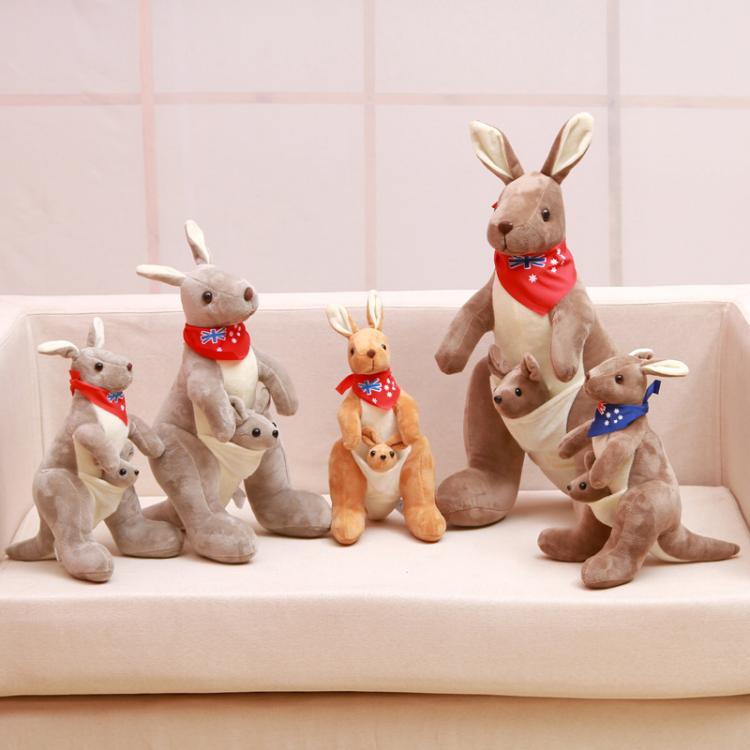 Đồ chơi sang trọng Kangaroo với Joey