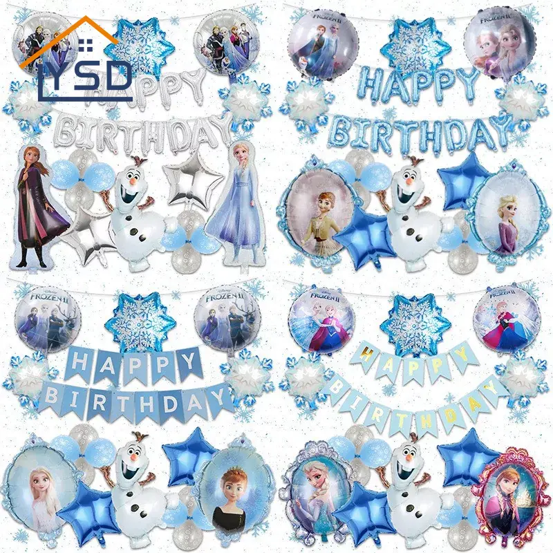 Cô gái chúc mừng sinh nhật lá bóng Balloon Set