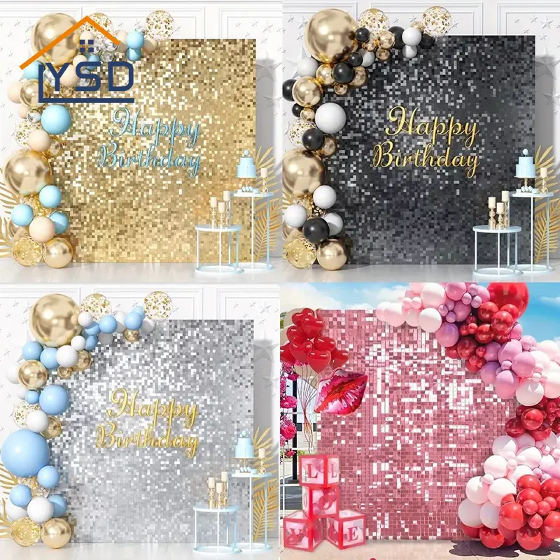 Tiệc cưới Sản phẩm nóng Tường Shimmer